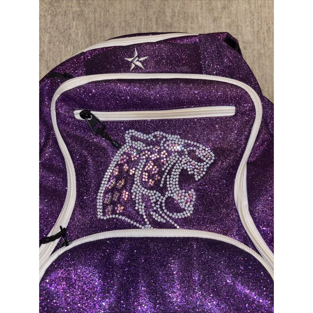 FULL SIZE Dream Bag Sequin Amethyst Purple Rebel Athletic Backpack MSRP $138 Cat